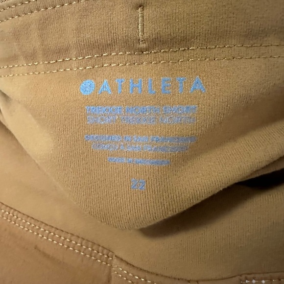 Athleta Womens Trekkie North Shorts Plus Size 22 Orange Hiking Outdoor Athletic - Picture 5 of 7